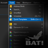The most useful tools in The Bat!: Quick Templates