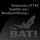 The Bat! v11.4.2.1 mit verbesserter Stabilität und Benutzererfahrung The Bat! v11.4.2.1 mit verbesserter Stabilität und Benutzererfahrung